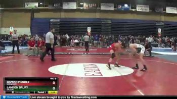132 lbs Quarterfinal - Damian Mendez, Dodge City vs Landon Drury, Falcon