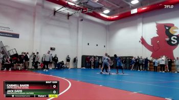 144 lbs Champ. Round 2 - Jack Davis, Indianapolis Bishop Chatard vs Carnell Baker, Whiteland High School