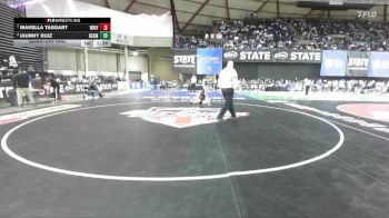 Girls 3A 100 lbs Quarterfinal - Makella Taggart, White River (Girls) vs Iaunny Ruiz, Hermiston (Girls)