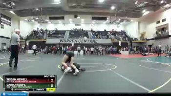 113 lbs Champ. Round 1 - Teigan Newell, Bulldog Premier Wrestling Club vs Darian Koepl, Rick Larsen Wrestling Club