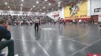 215 lbs Champ. Round 2 - Trevor Jones, Mount Vernon vs Micah Mcdanel, Teays Valley