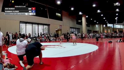 155 lbs Semis & 1st Wb (8 Team) - Ava Babich, NC National Team vs Summer Flores, Mat Clash Beastin`
