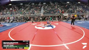 83 lbs Cons. Round 4 - Brayson Brummond, Windy City Wrestlers vs Fischer Lewis, Thermopolis Wrestling Club