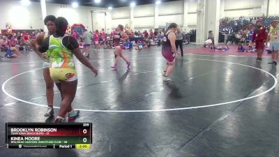 235 lbs Round 6 (8 Team) - Kinea Moore, RPA/Head Hunters Wrestling Club vs Brooklyn Robinson, Team Iowa Beach Bums