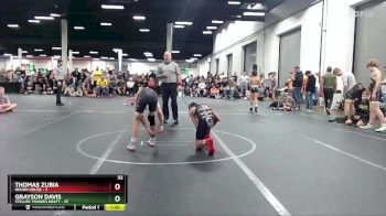 115 lbs Round 3 (4 Team) - Grayson Davis, Steller Trained Krayt vs Thomas Zubia, Rough House