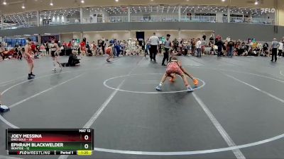 76 lbs Round 1 - Joey Messina, Ohio Gold vs Ephraim Blackwelder, Irontide