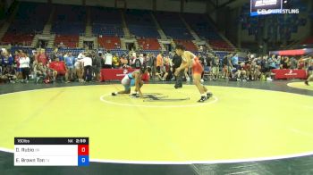 160 lbs Rnd Of 16 - David Rubio, Oregon vs Elise Brown Ton, Texas