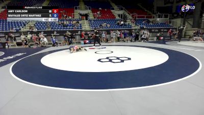 110 lbs Cons. Sub-rd Of 16 - Amy Carlson, OR vs Miayalee Ortiz Martinez, FL
