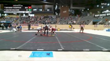 152 lbs Cons. Round 1 - Bayleigh Thompson, Mccreary Central vs Jaelynn Holcomb, Walton-Verona