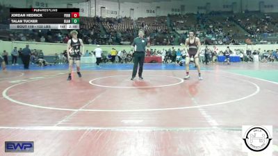 133 lbs Round Of 32 - Jordan Hedrick, Perry vs Talan Tucker, Blanchard High School