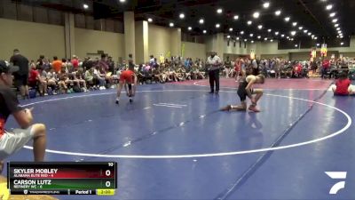 120 lbs Round 2 (6 Team) - Skyler Mobley, Alabama Elite Red vs Carson Lutz, Refinery WC