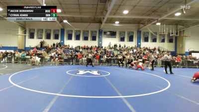 175 lbs Semifinal - Jacob Borawski, Mount Greylock vs Cyrus Jones, Sharon