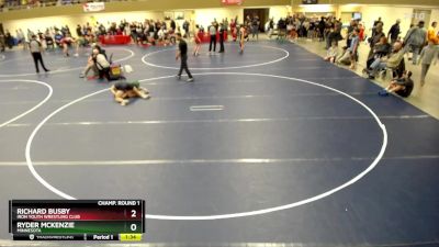 136 lbs Champ. Round 1 - Richard Busby, Iron Youth Wrestling Club vs Ryder McKenzie, Minnesota