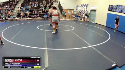 285 lbs Round 2 - Jeremiah Chavez, Unattached vs Rylan Madison, Valhalla Wrestling Club