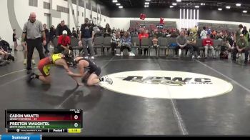 105 lbs Round 1 (8 Team) - Cadon Waatti, Legacy National vs Preston Waughtel, Death Squad Wrest (IN)