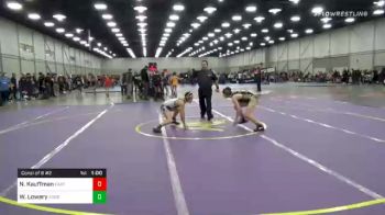 105 lbs Consolation - Ned Kauffman, East Coast Bandits vs William Lowery, Team Aggression