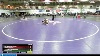 165 lbs Cons. Round 3 - Dylan Preston, Cumberlands (Ky.) vs Cole Maschmann, Hastings (Neb.)
