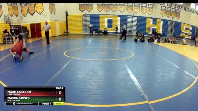 138 White Cons. Round 1 - Mason Moses, Winter Park vs Noah Gregory, Lake Gibson