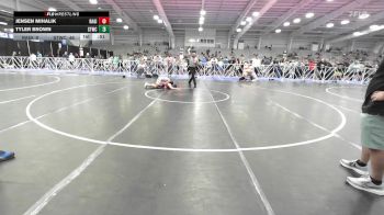95 lbs Rr Rnd 1 - Jensen Mihalik, Ragin Raisins Niagara ES vs Tyler Brown, Shore Thing Sharks