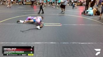 60 lbs Round 3 (6 Team) - Mitchell Bach, Ragin Raisins WC vs Constantine Nogueras, Ninja Killer