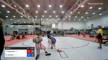 165 lbs Prelims - Kaitlynn Pegarella, Midwest Black Mambas Team 1 vs Maddie Hayden, Michigan Rev Girls Team 2