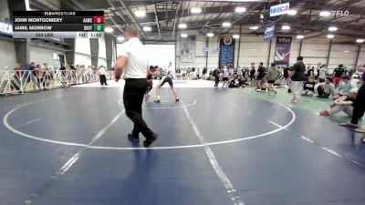220 lbs Round Of 64 - John Montgomery, All-American Wrestling Club HS vs Jamil Morrow, Team Shutt Garnett Trained