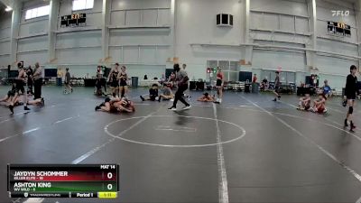 92 lbs Round 5 (8 Team) - Ashton King, WV Wild vs Jaydyn Schommer, Killer Elite