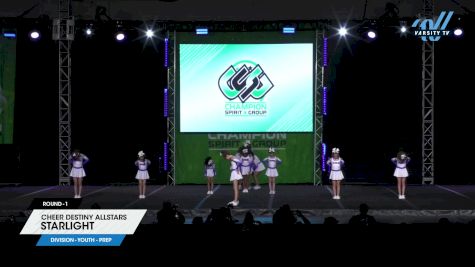 Cheer Destiny Allstars - Starlight [2025 L1.1 Youth - PREP 1] 2025 CSG Grand Nationals