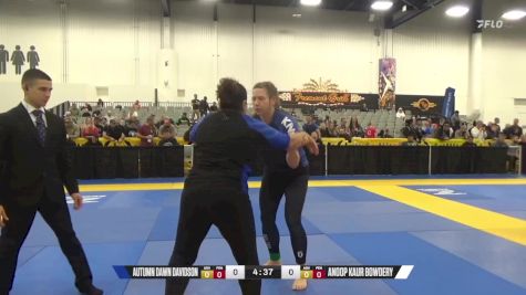 Anoop Kaur Bowdery vs Autumn Dawn Davidson 2024 World IBJJF Jiu-Jitsu No-Gi Championship