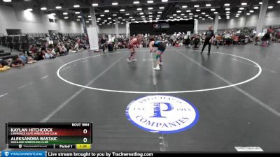 140 lbs Semifinal - Aleksandra Bastaic, Highland Wrestling Club vs Kaylan Hitchcock, Lawrence Elite Wrestling Club