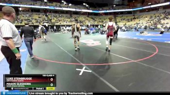 150 Class 4 lbs Champ. Round 1 - Mason Gleghorn, Hazelwood Central vs Luke Steinbrugge, Lee`s Summit North