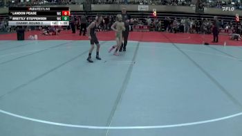 75 lbs Champ. Round 2 - Brettly Steffensen, Flat Earth Wrestling Club vs Landon Pease, Team Nazar