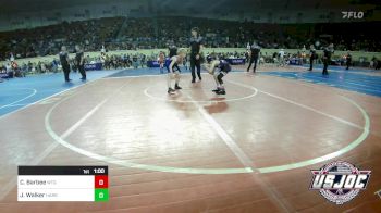 67 lbs Round Of 16 - Cayse Barbee, West Texas Grapplers vs Jaxon Walker, Harrah Little League Wrestling