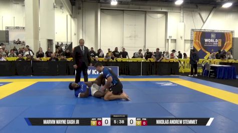 Nikolas Andrew Stemmet vs Marvin Wayne Gash Jr 2025 World IBJJF Jiu-Jitsu No-Gi Championship