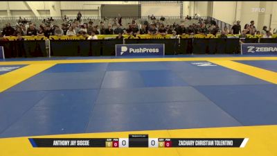Zachary Christian Tolentino vs Anthony Jay Siscoe 2025 World IBJJF Jiu-Jitsu No-Gi Championship