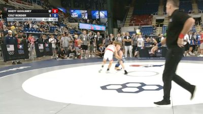 88 lbs Champ. Rd Of 32 - Rhett Goolsbey, Wyoming vs Colt Roeder, Illinois
