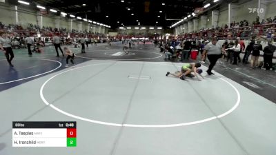 88 lbs Consi Of 8 #2 - Aurora Teeples, Mayer vs Harmony Ironchild, Montezuma Creek Roughnecks