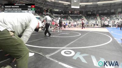 62 lbs Rr Rnd 4 - Oakley Waitkus, Team Tulsa Wrestling Club vs Michele Thompson, Wyandotte Youth Wrestling