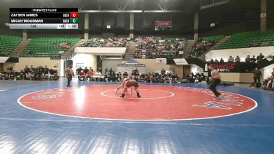146 lbs Semifinals (16 Team) - Zayden James, Deshler vs Micah Woodman, Oak Grove