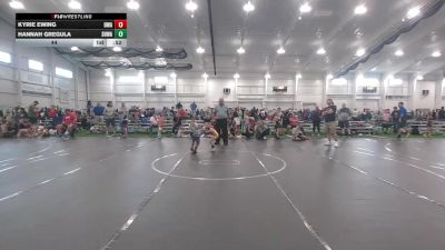 44 lbs Round 4 (8 Team) - Kyrie Ewing, Donahue WA vs Hannah Gregula, SHWA