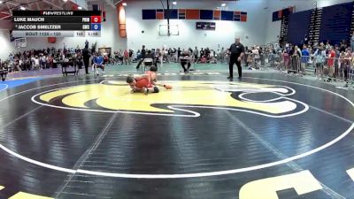 120 lbs Champ. Round 2 - Jaccob Smeltzer, Grundy Wrestling Club vs Luke Mauch, NOVA Wrestling Club