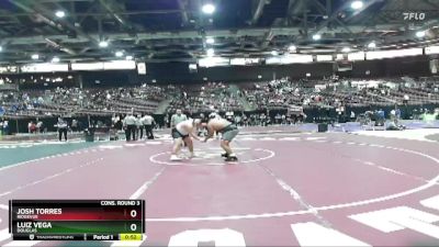 285 lbs Cons. Round 3 - Josh Torres, Ridgevue vs Luiz Vega, Douglas