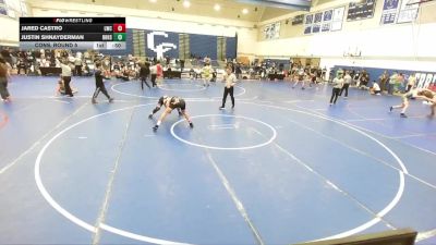 165 lbs Cons. Round 5 - Jared Castro, Legacy Wrestling Center vs Justin Shnayderman, Beverly Hills High School
