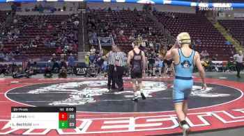 138 lbs Quarterfinal - Jacob Jones, Saucon Valley Hs vs Logan Bechtold, Burrell Hs