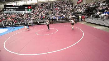 4A 130 lbs Champ. Round 1 - Kinley Seale, Ridgeline vs Ziarra Mcmickell, Uintah