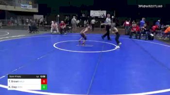 60 lbs Semifinal - Tommy Brown, Malaga vs Kyrie Diep, Herndon