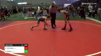 77 lbs Semifinal - Calan Childress, Central Coast Most Wanted vs Gunnar Wilson, Salem Elite