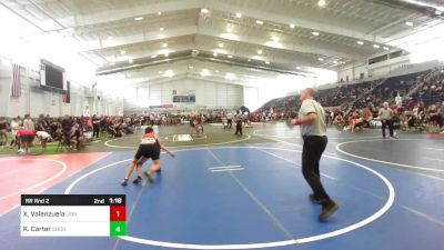 130 lbs Rr Rnd 2 - Xavier Valenzuela, Lions WC vs Krue Carter, Shootbox WC