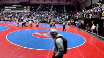 155 lbs Champ. Round 1 - Efa Oju, Woodward Academy vs Lila McLendon, Cedartown