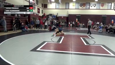175 lbs Round 2 - Joey Glendening, Burlington Notre Dame vs Tatian Freeman, Eddyville-Blakesburg-Fremont